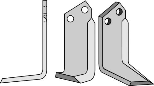 Blade 190x80mm, left