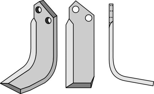 Blade 190x50mm, right
