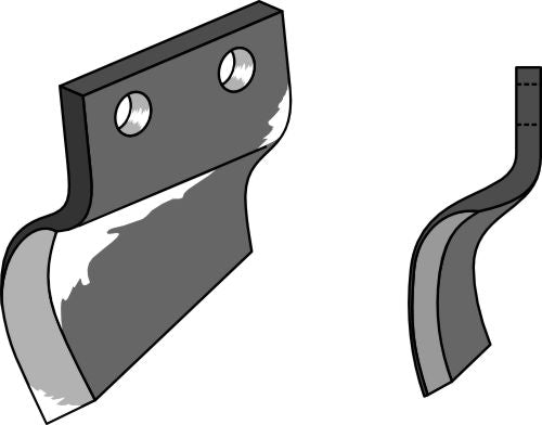 Trencher blade - left model