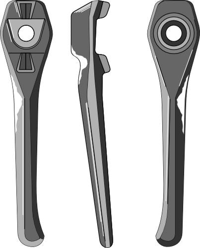 Tine for rotary harrows 342mm, left
