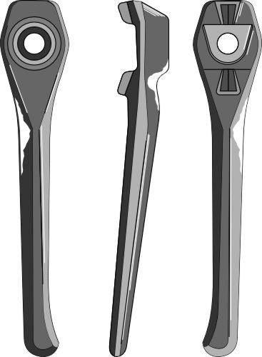Tine for rotary harrows 385mm, right