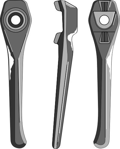 Tine for rotary harrows 342mm, right