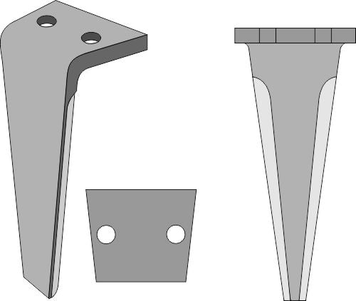 Tine for rotary harrows
