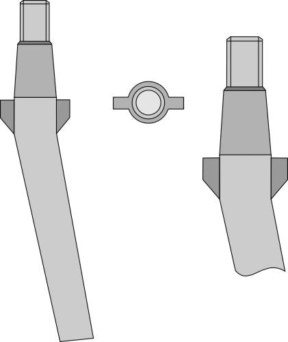 Tine for rotary harrows