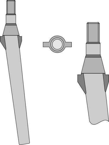 Tine for rotary harrows