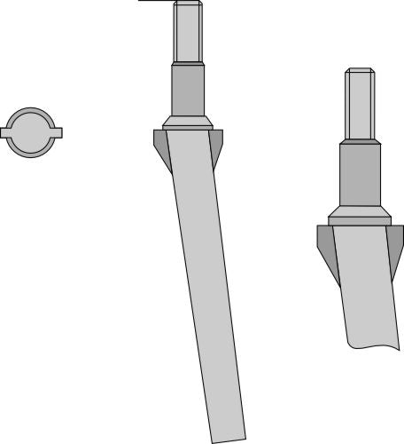 Tine for rotary harrows