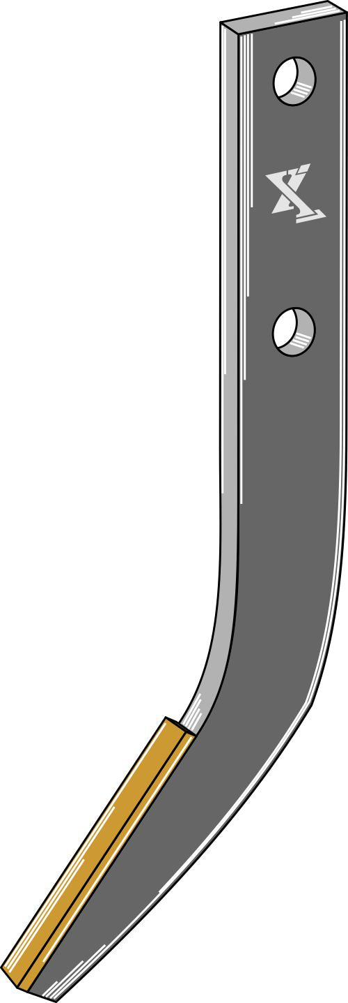 Row cutter hook - Hard metal