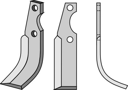 Blade 195x45mm, right
