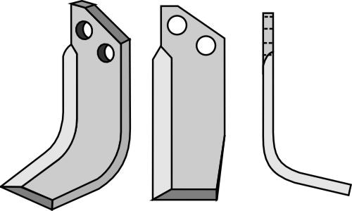 Blade 140x40mm, right