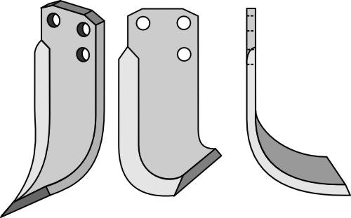 Blade 210x90mm, right