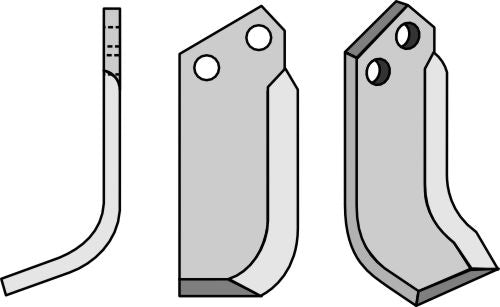 Blade 142x50mm, left